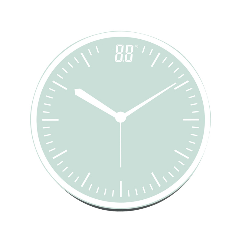 TM-909 둥근 유리시계 스마트 체중계